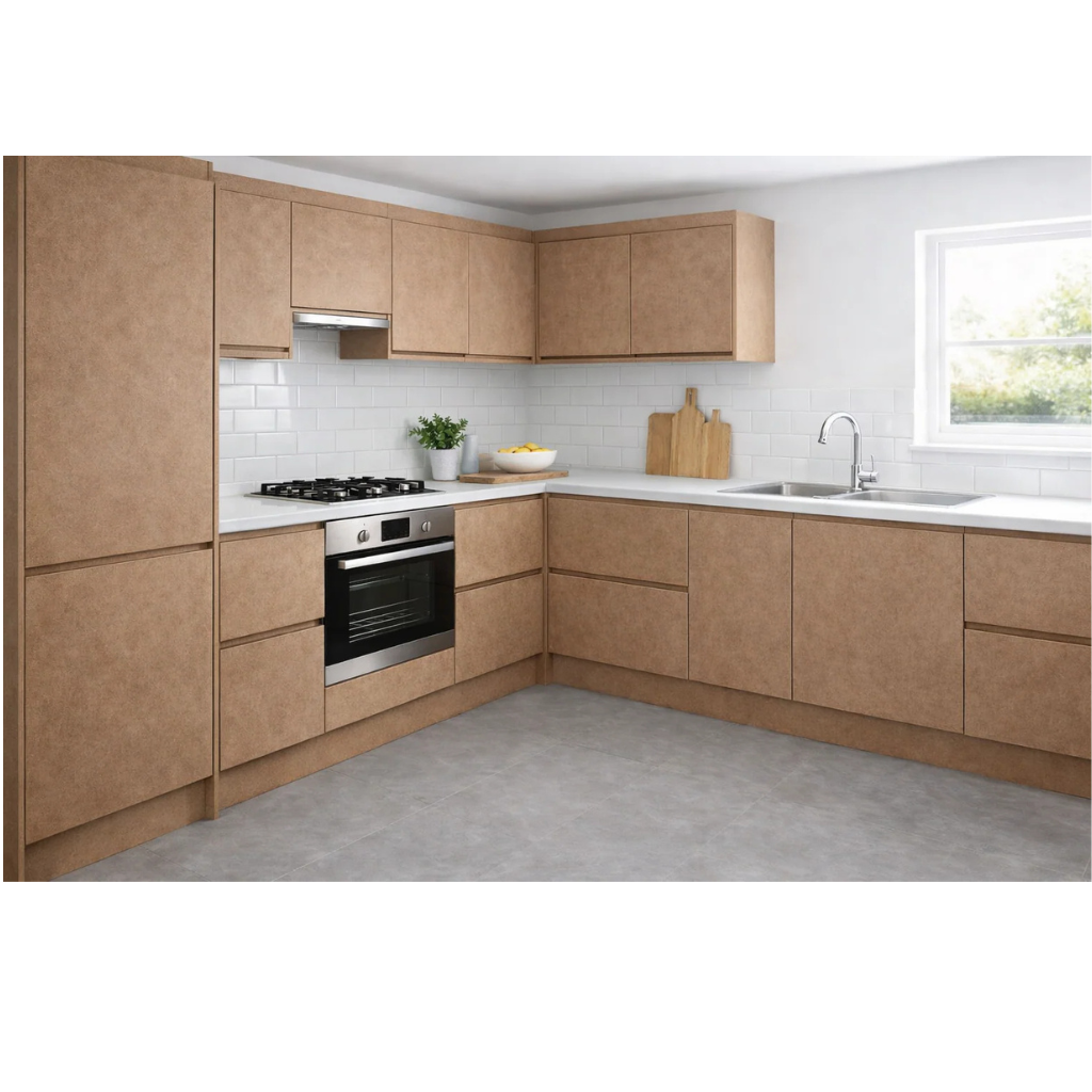 J Pull Handle Kitchen Doors | Custom Cut MDF | Direct from Workshop