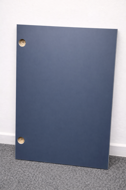 Custom Size Cashmere Blue MFC Slab Doors – Kitchen & Wardrobe Fronts