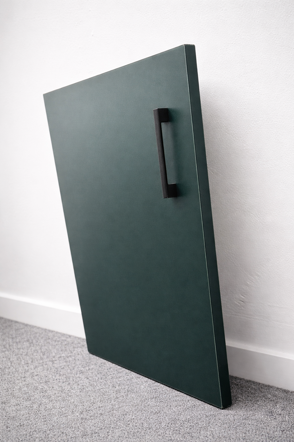 Custom Fir Green MFC Slab Doors – Kitchen Cabinet & Drawer Fronts