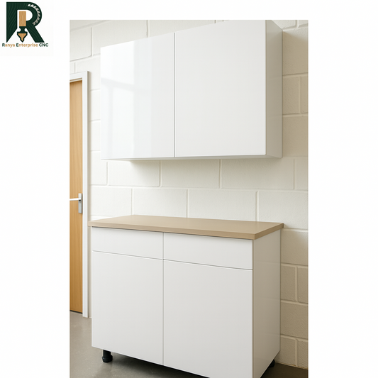 Glossy White MDF Bespoke Replacement Kitchen Doors & Drawers – 18 mm