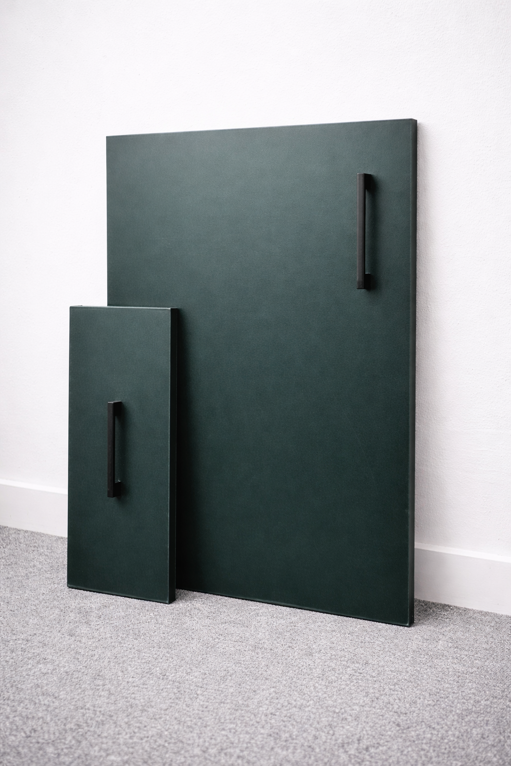 Custom Fir Green MFC Slab Doors – Kitchen Cabinet & Drawer Fronts