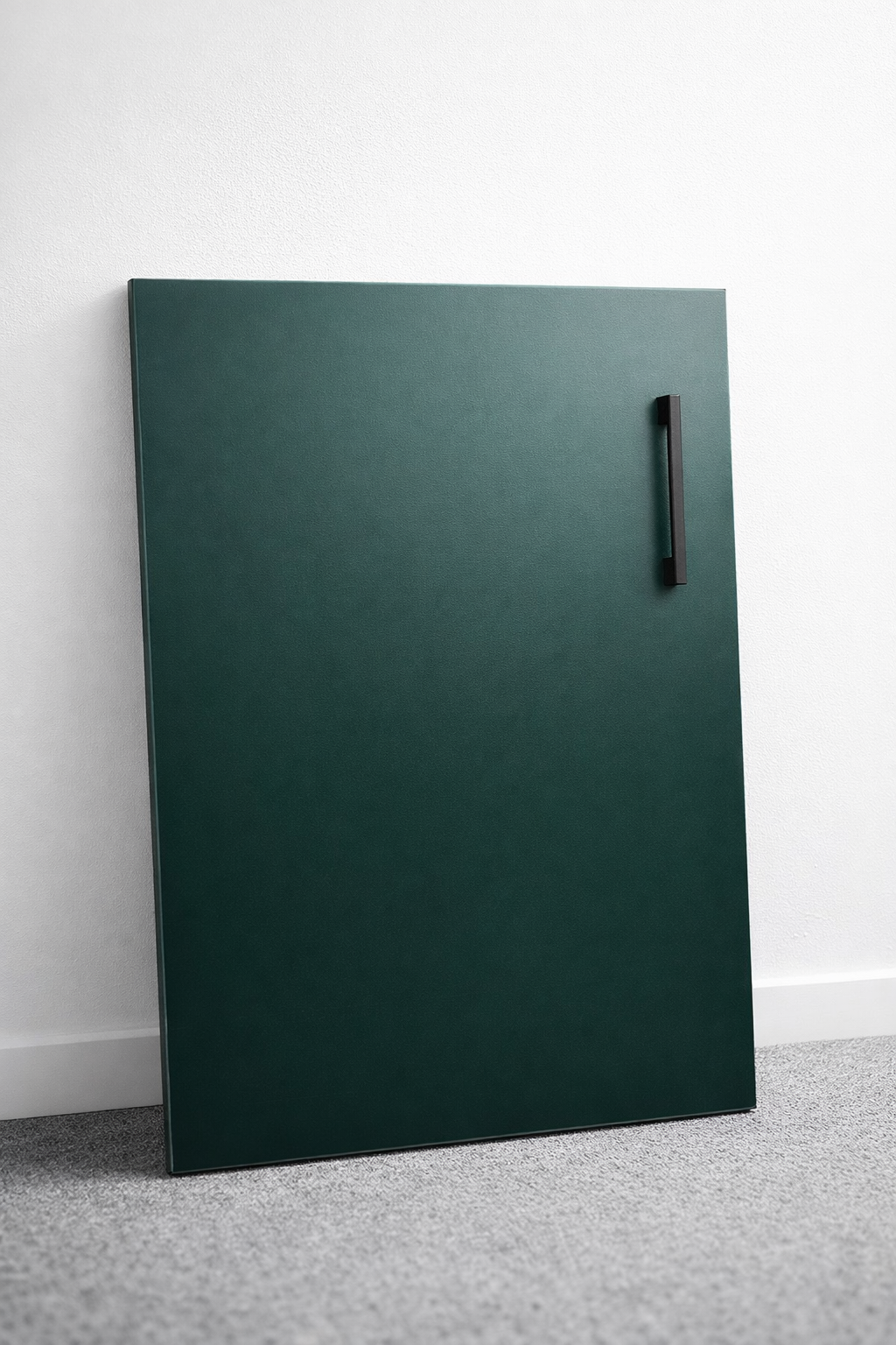 Custom Fir Green MFC Slab Doors – Kitchen Cabinet & Drawer Fronts