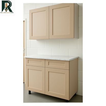 Custom MR MDF Shaker Style Doors & Drawer Fronts – 85mm Frame, Unpainted